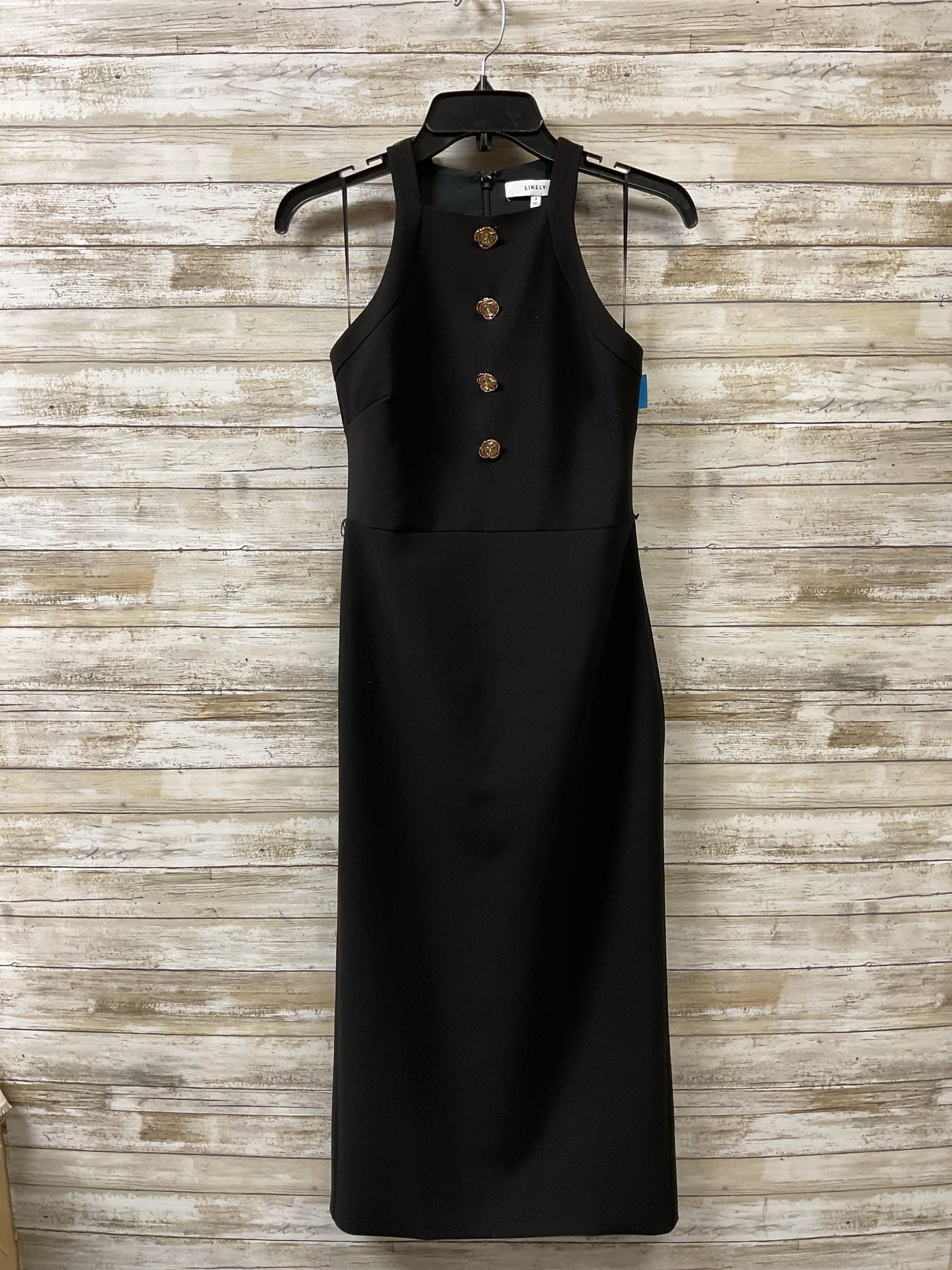Dress Casual Maxi By Cmb In Black, Size:2
