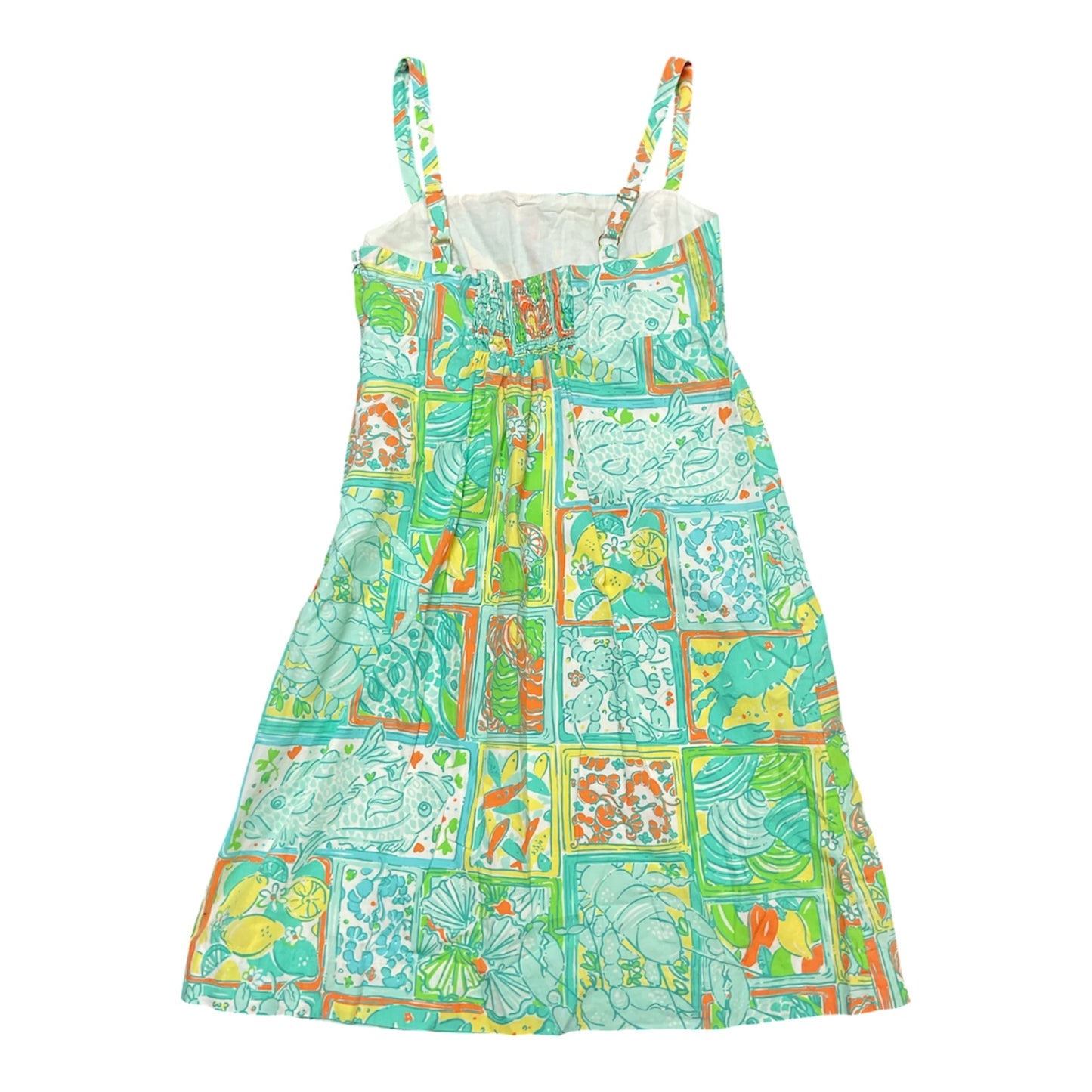 Dress Designer By Lilly Pulitzer In Blue & Green, Size:2