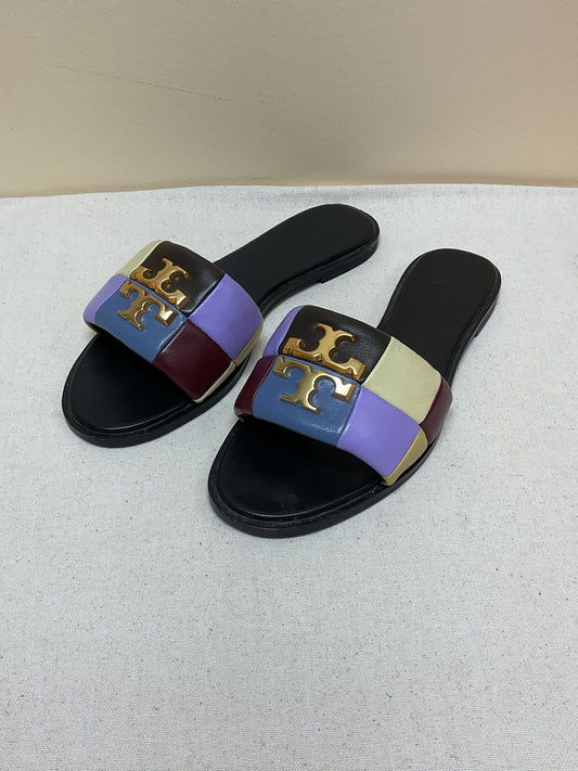 Sandals Designer By Tory Burch In Multi, Size:9.5