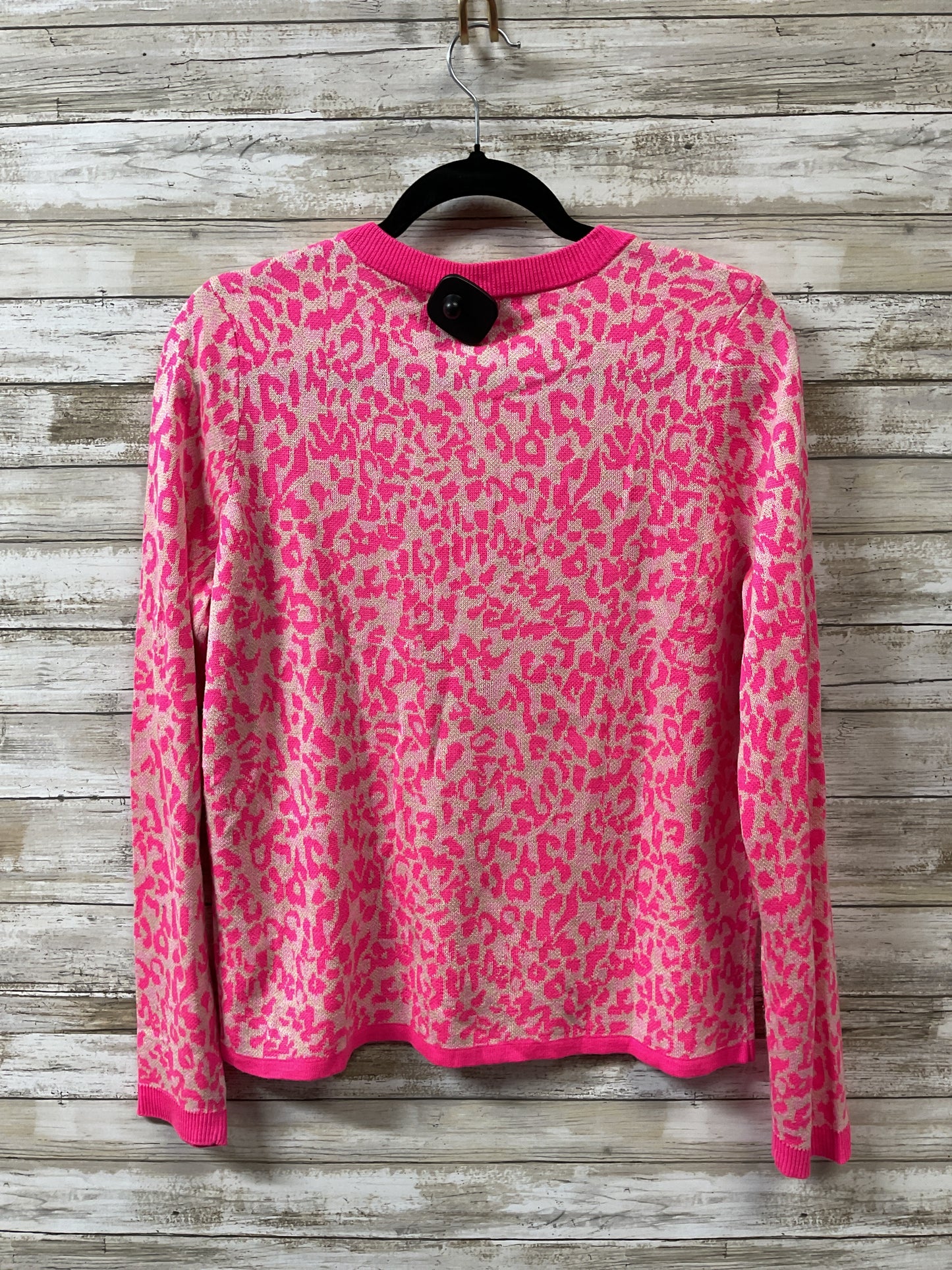 Sweater Designer By Lilly Pulitzer In Pink & Tan, Size:M