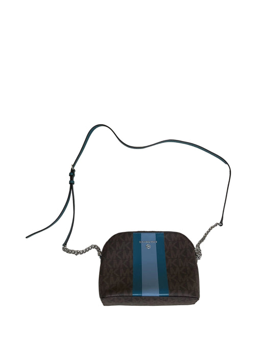 Crossbody Designer By Michael Kors In Brown, Size:Small