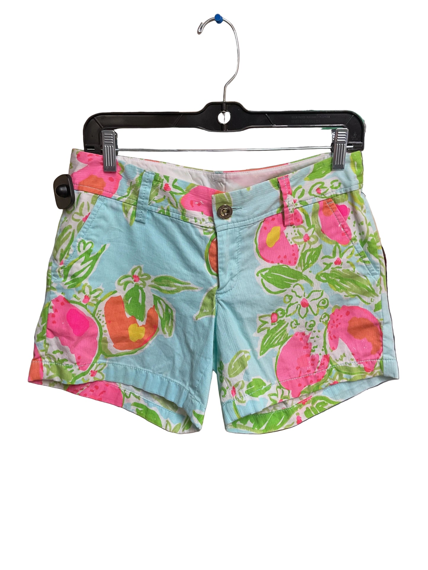 Shorts By Lilly Pulitzer In Blue & Green, Size:2
