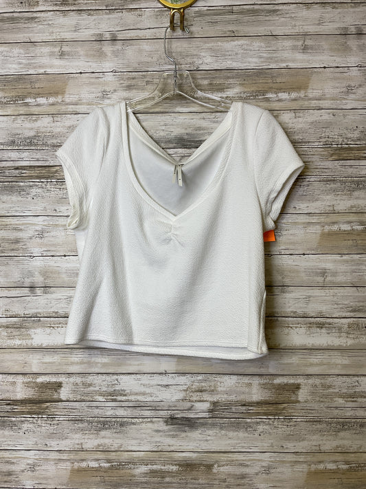 Top Ss By Anthropologie In Cream, Size:Xl
