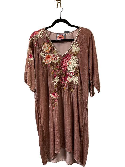 Dress Casual Short By Johnny Was In Floral Print, Size:M