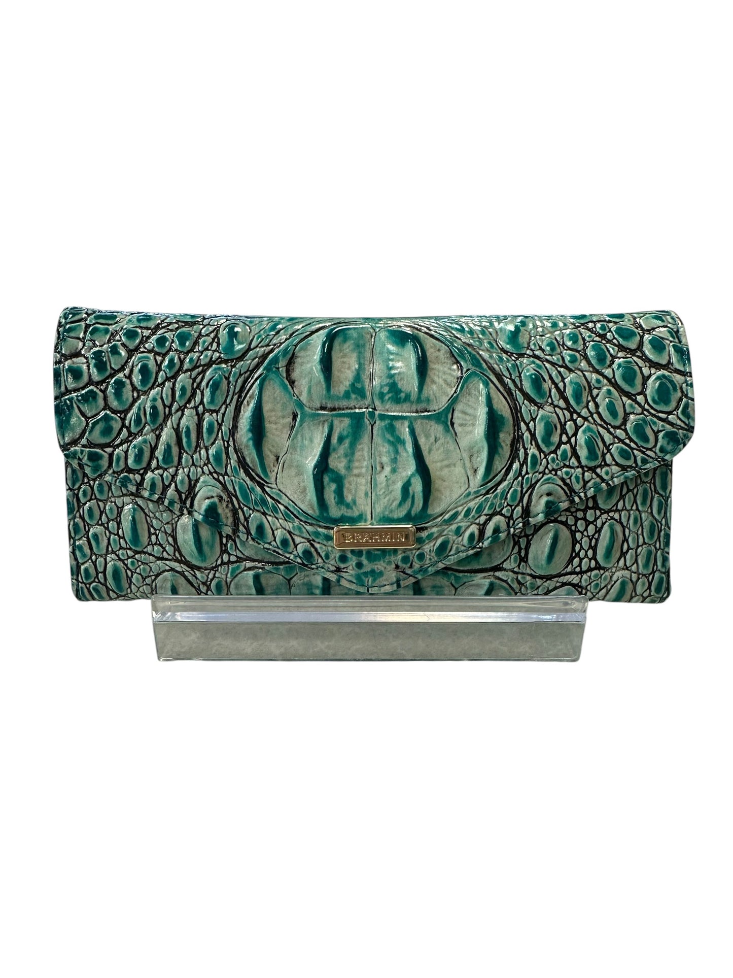 Crossbody Designer By Brahmin In Blue, Size:Small