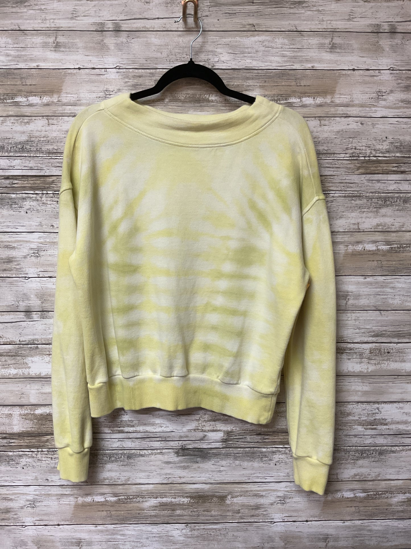 Sweatshirt Collar By Pilcro In Yellow, Size:M