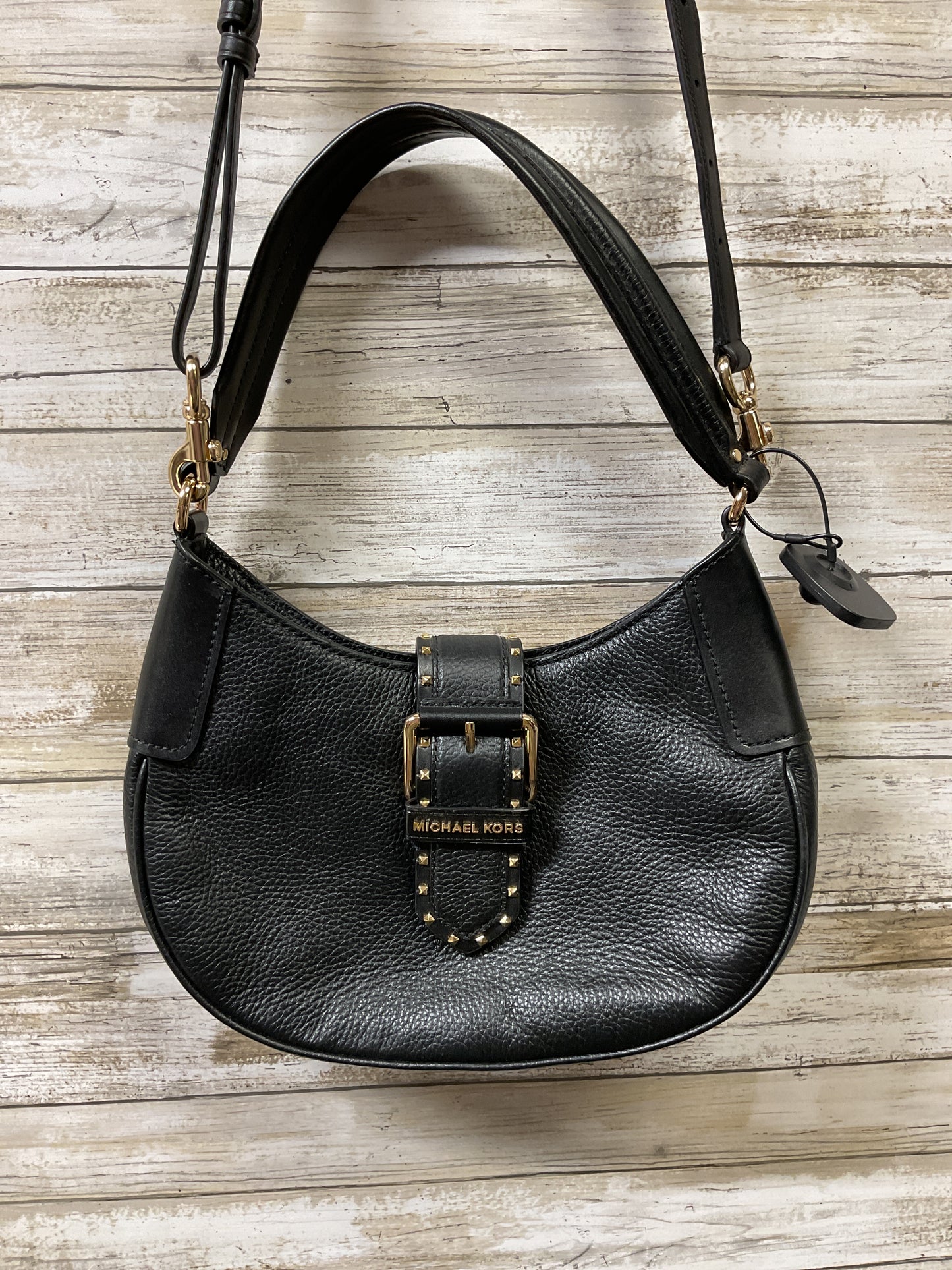 Crossbody Designer By Michael Kors In Black, Size:Medium