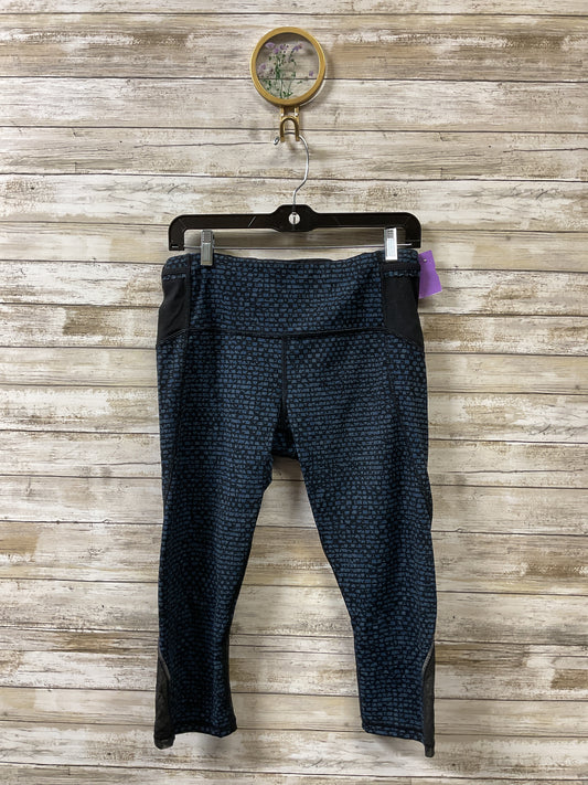 Athletic Capris By Lululemon In Blue, Size:8