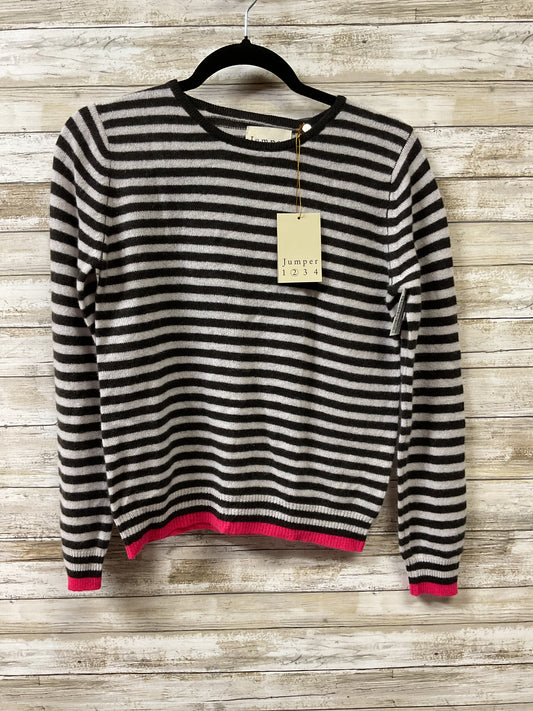 Sweater Cashmere By Cma In Black & Grey, Size:S