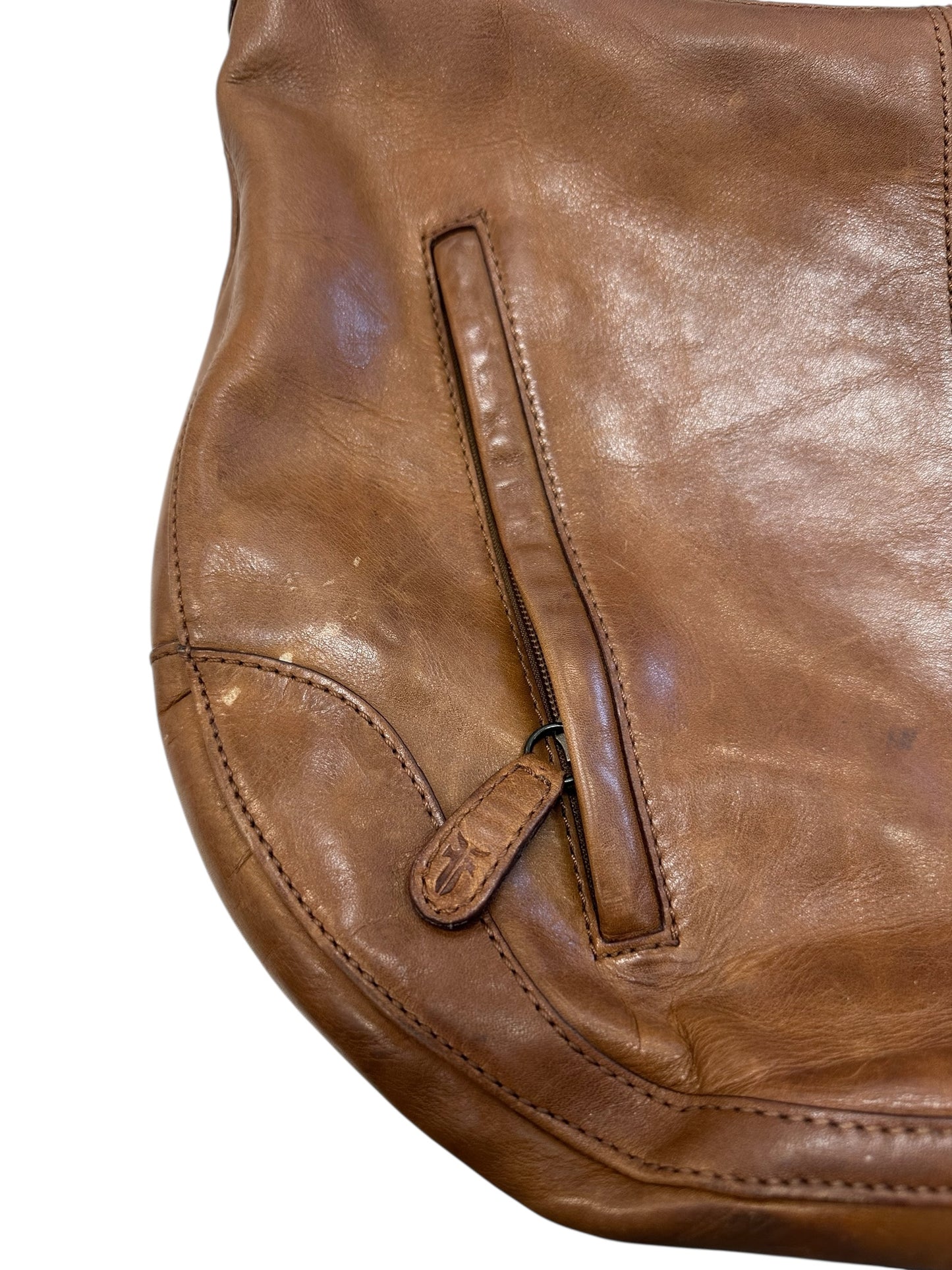 Crossbody Designer By Frye In Brown, Size:Large