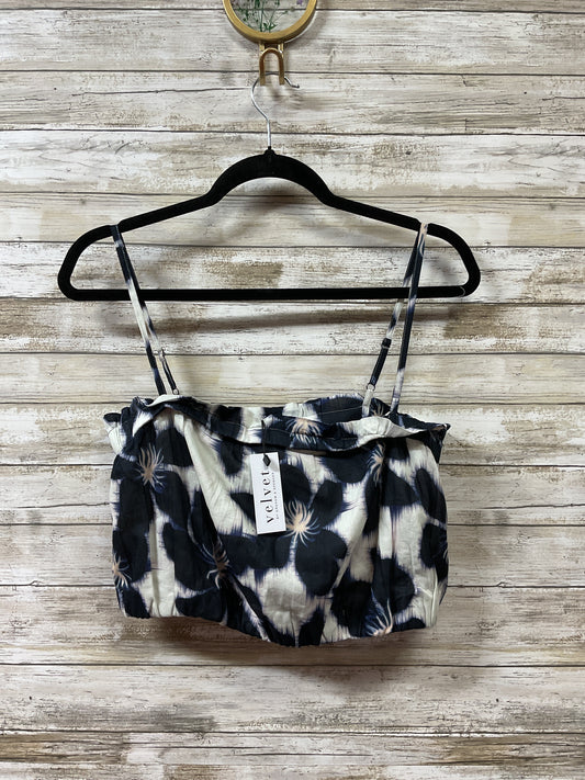 Top Sleeveless By Velvet By Graham & Spencer In Black & White, Size:S