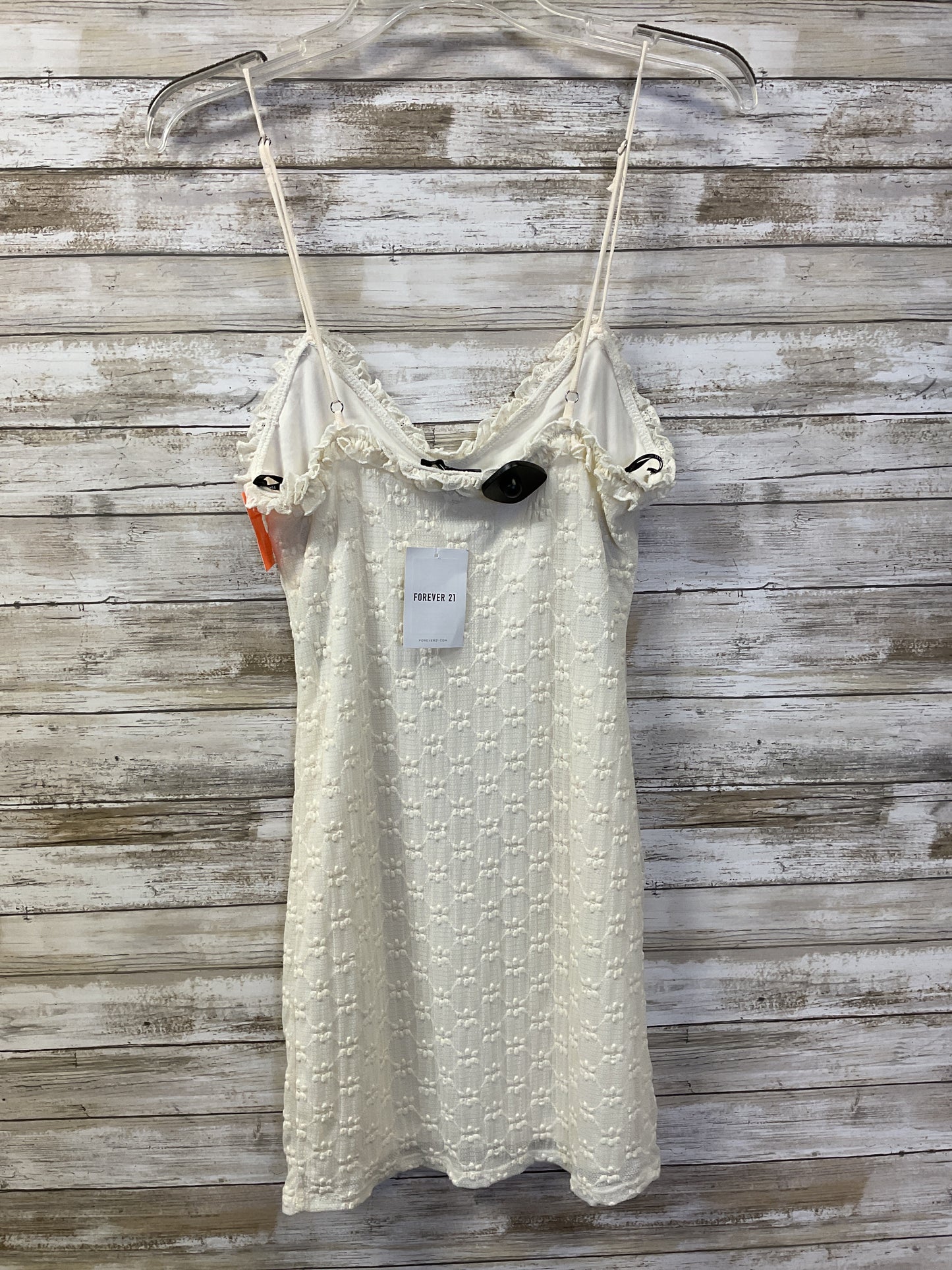 Dress Casual Short By Forever 21 In Cream, Size:M