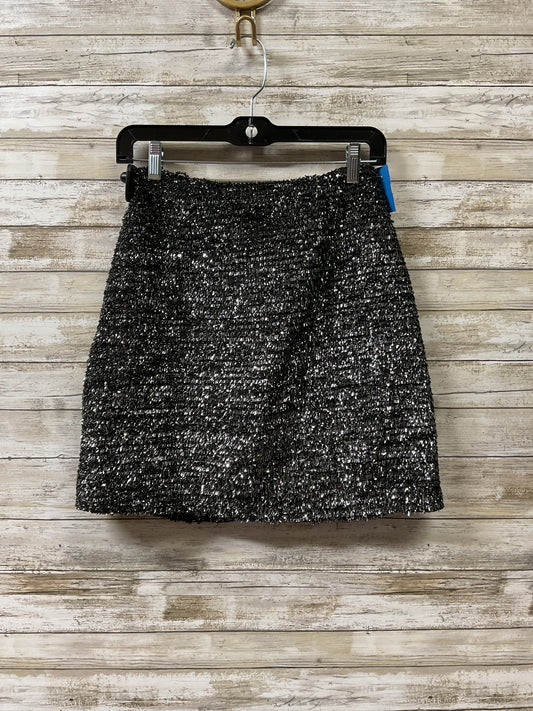 Skirt Mini & Short By Hutch In Silver, Size:Xs