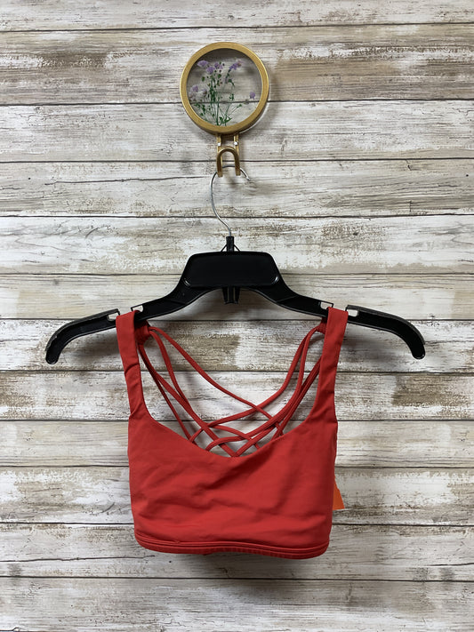 Athletic Bra By Lululemon In Red, Size:4