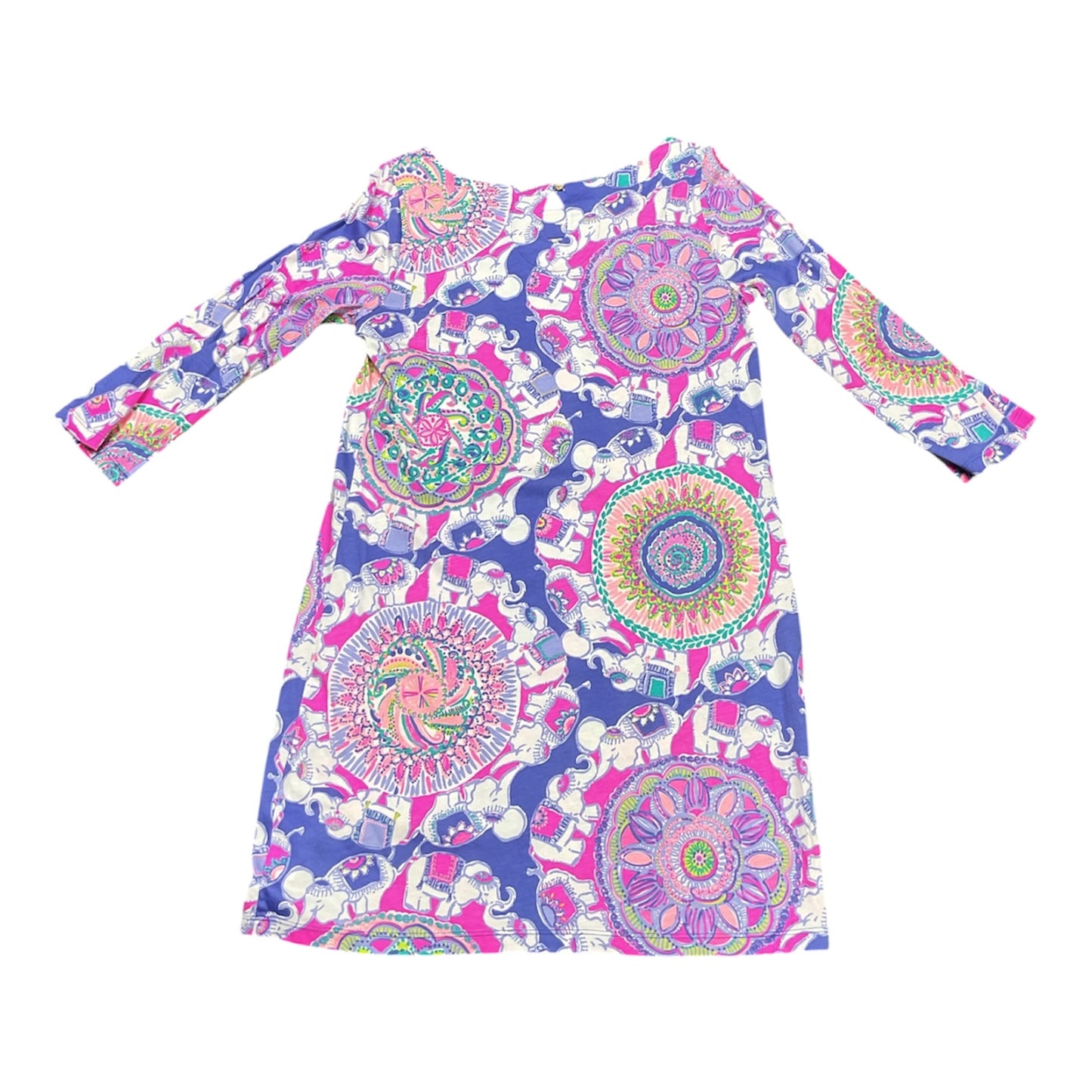 Dress Designer By Lilly Pulitzer In Pink & Purple, Size:L