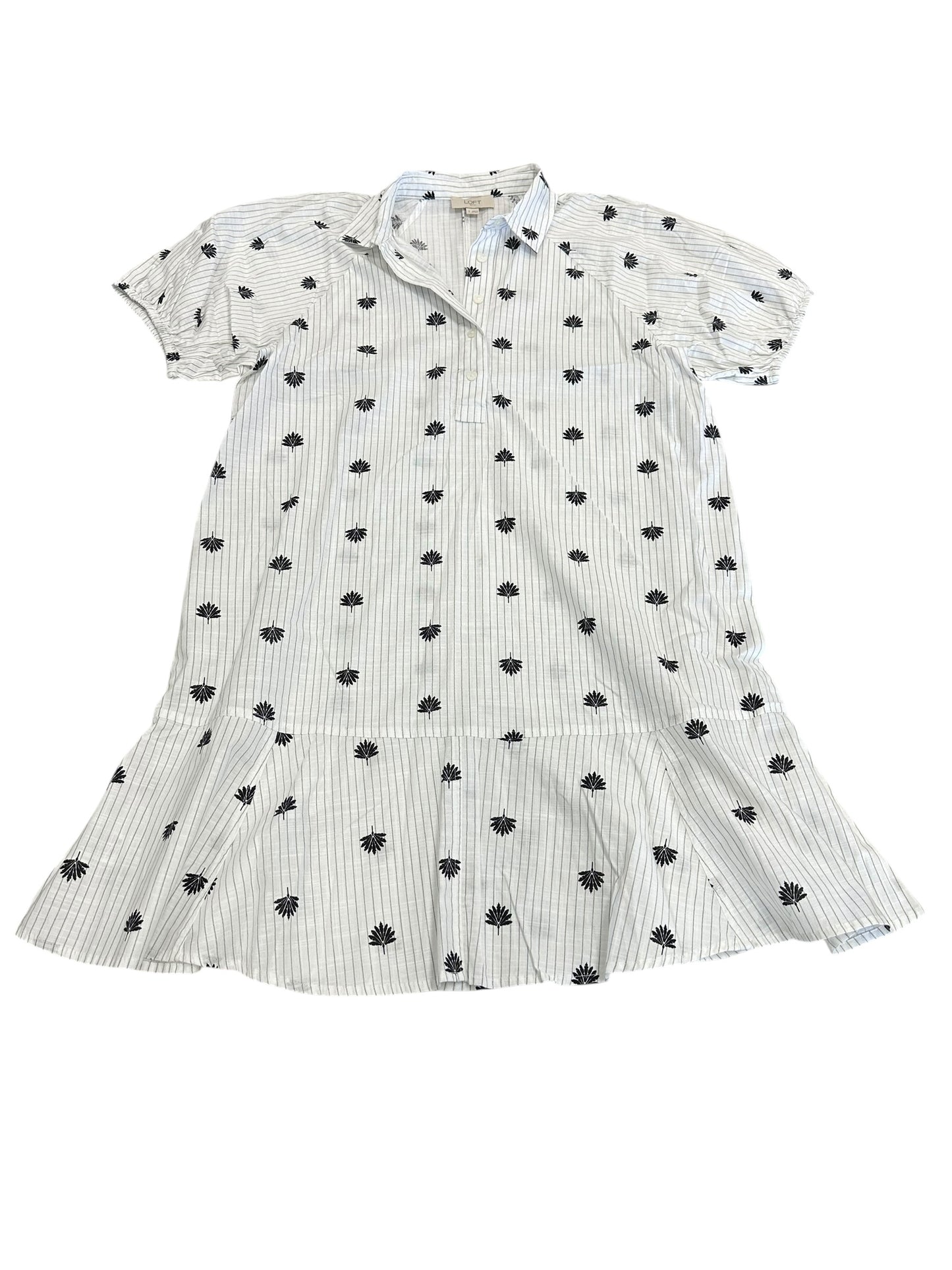 Dress Casual Short By Loft In Black & White, Size:S