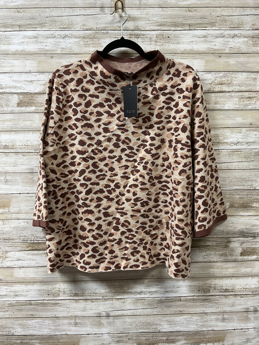 Sweater By Fate In Animal Print, Size:M
