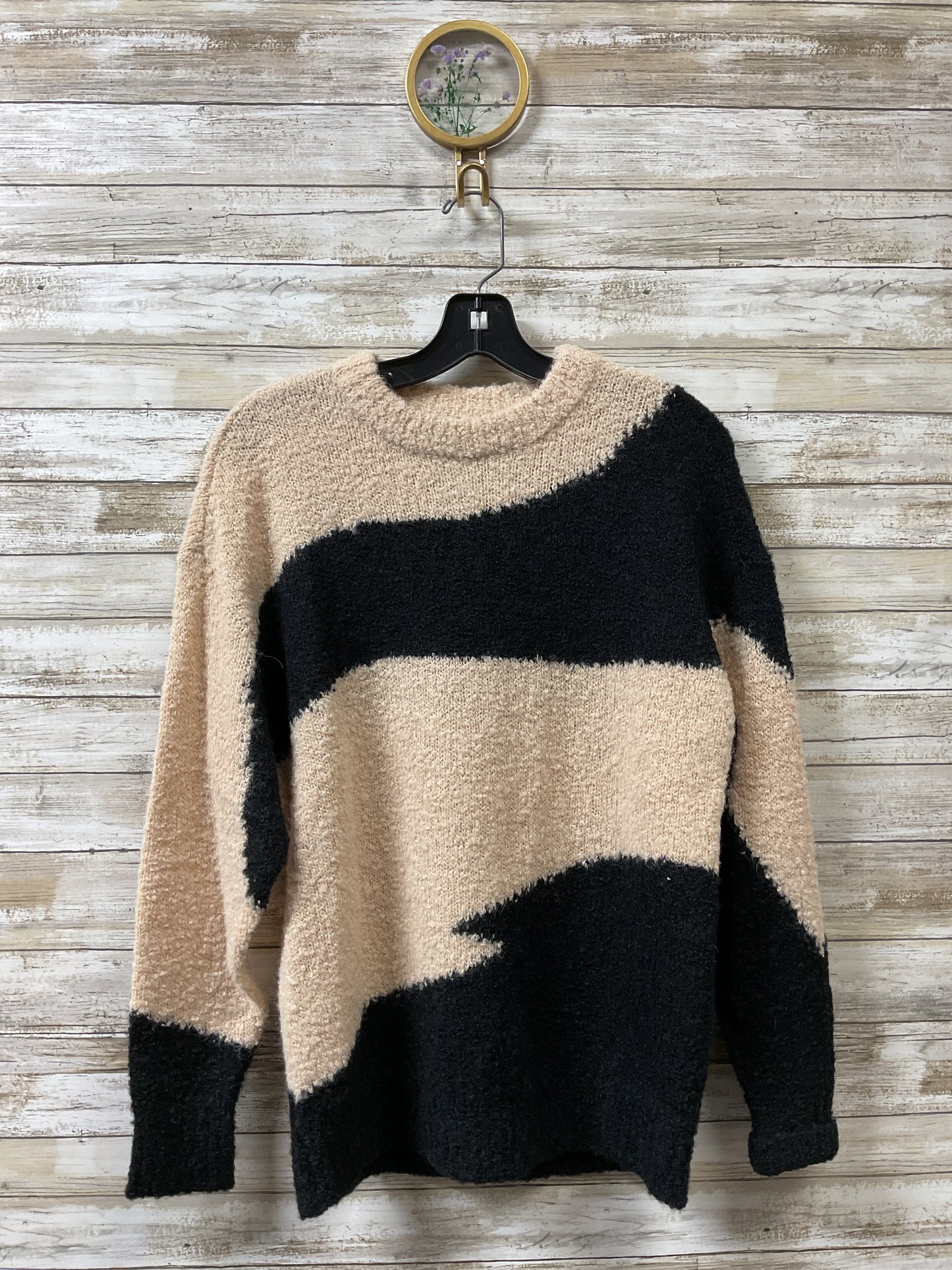 Sweater By Cma In Black & Cream, Size:Xxs