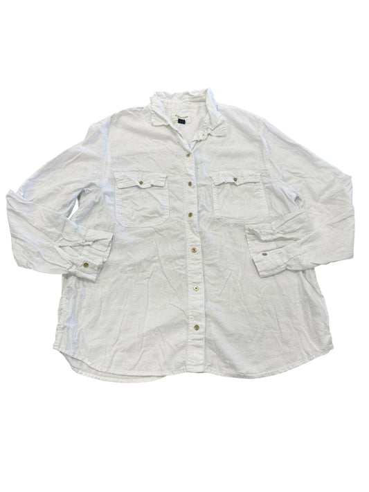 Top Ls By American Eagle In White, Size:L