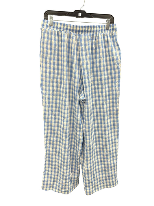 Pants Wide Leg By New In In Blue & White, Size:L
