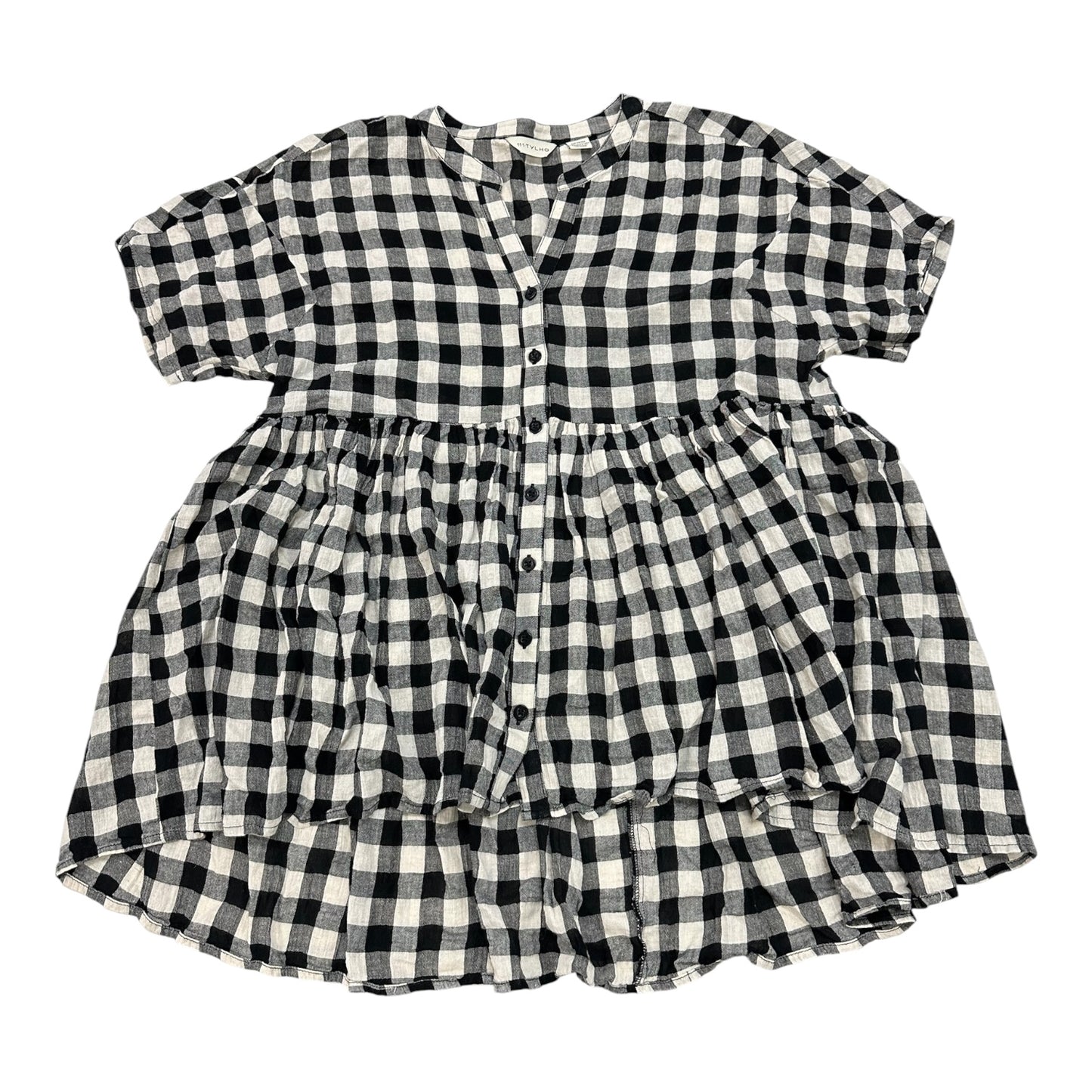 Top Ss By Cmb In Black & White, Size:M
