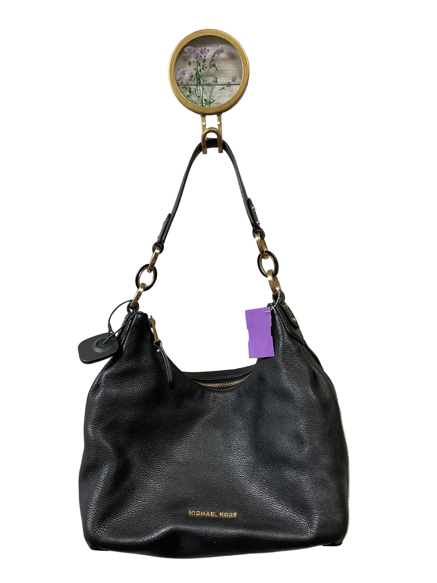 Handbag Designer By Michael Kors In Black, Size:Small