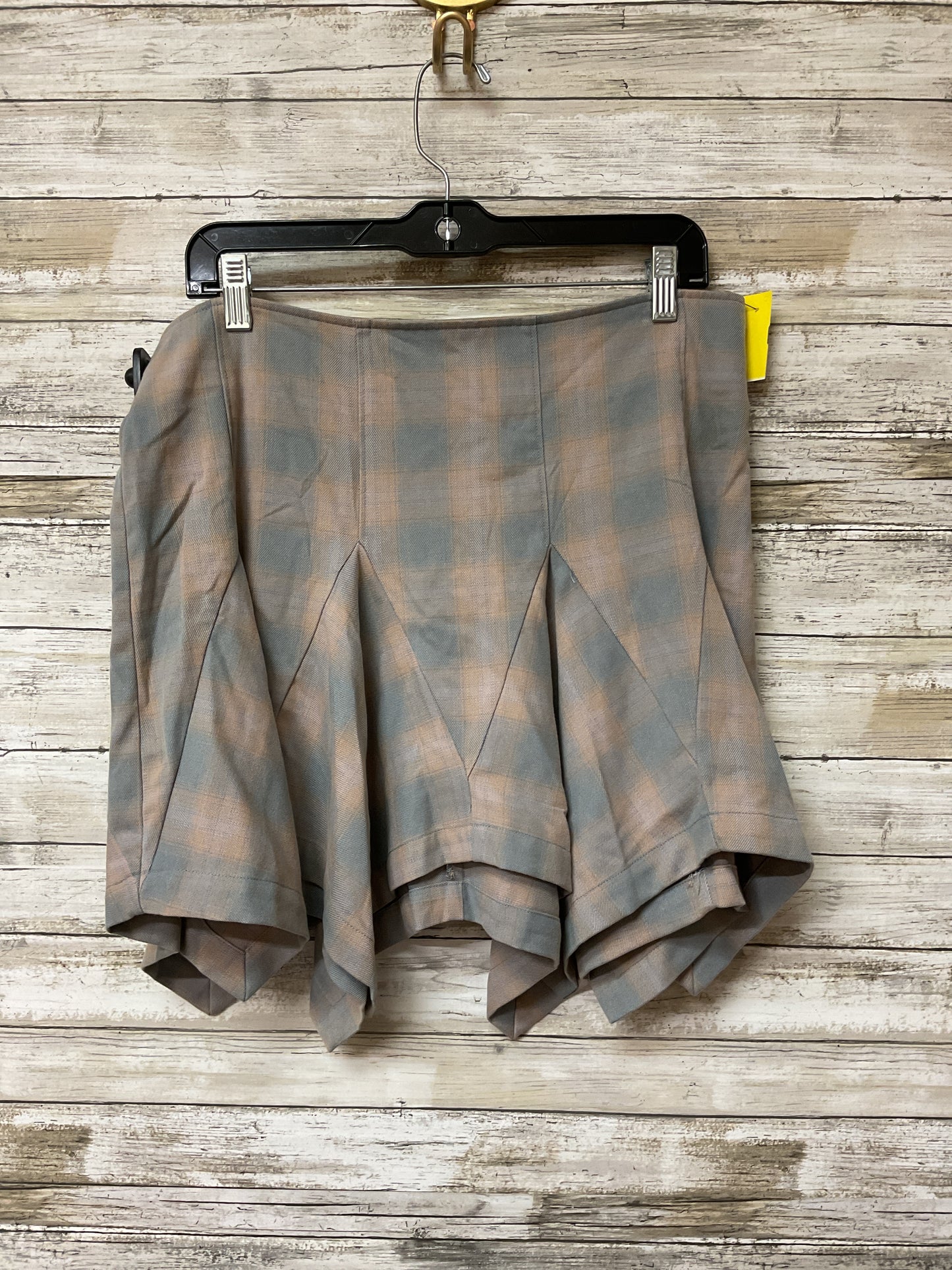 Skirt Mini & Short By Free People In Grey & Tan, Size:L