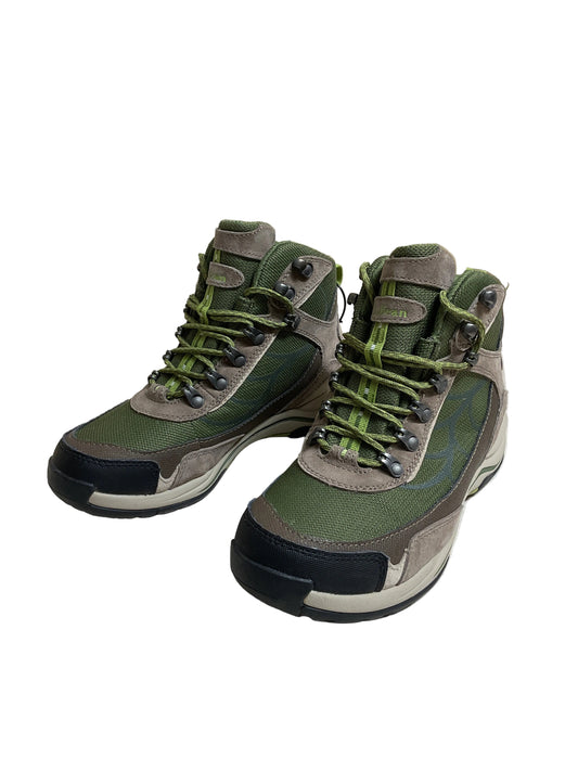 Boots Hiking By L.L. Bean In Green, Size:7