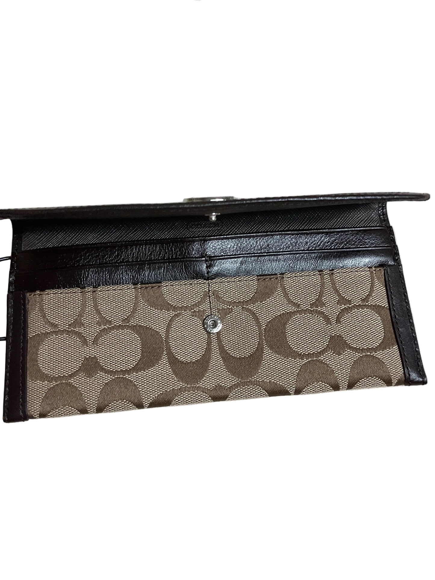 Wallet Designer By Coach In Brown, Size:Small