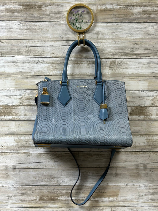 Handbag Designer By Michael Kors In Blue, Size:Large