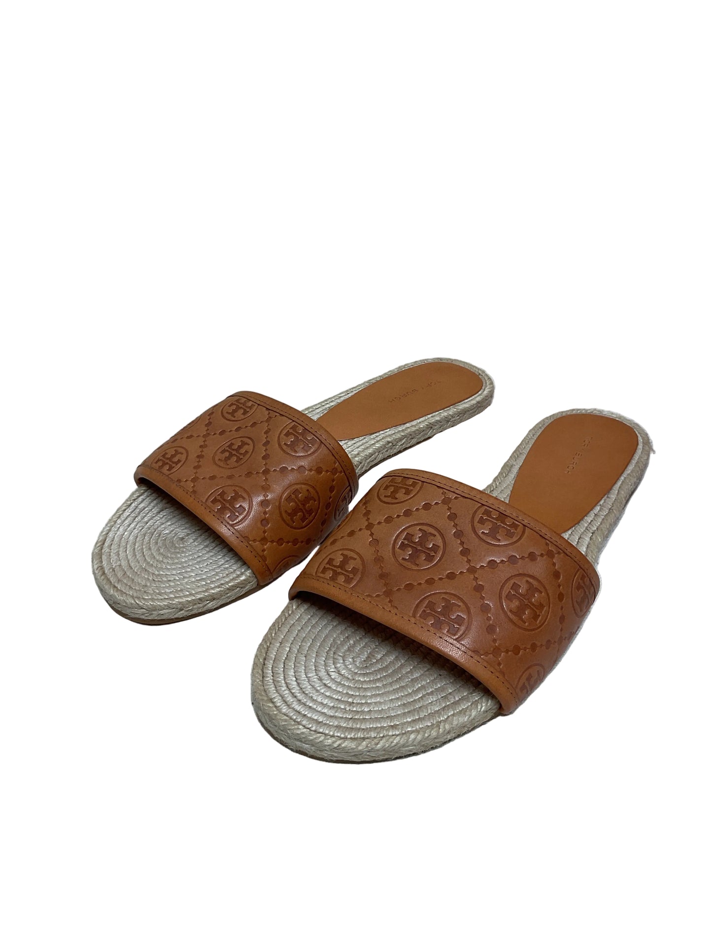 Sandals Designer By Tory Burch In Brown, Size:10