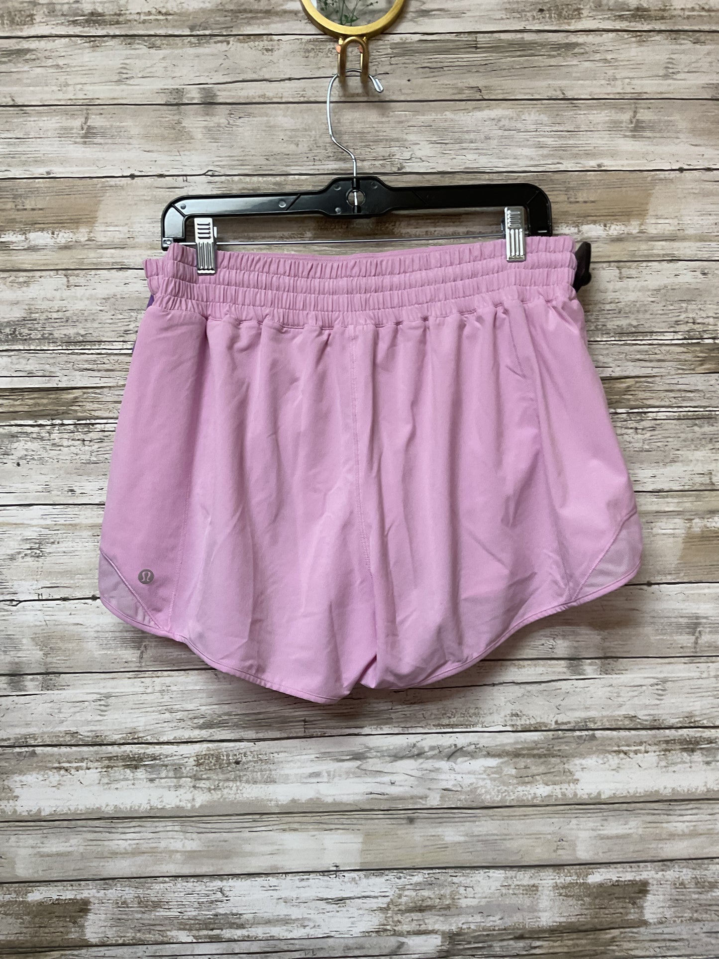 Athletic Shorts By Lululemon In Pink, Size:12