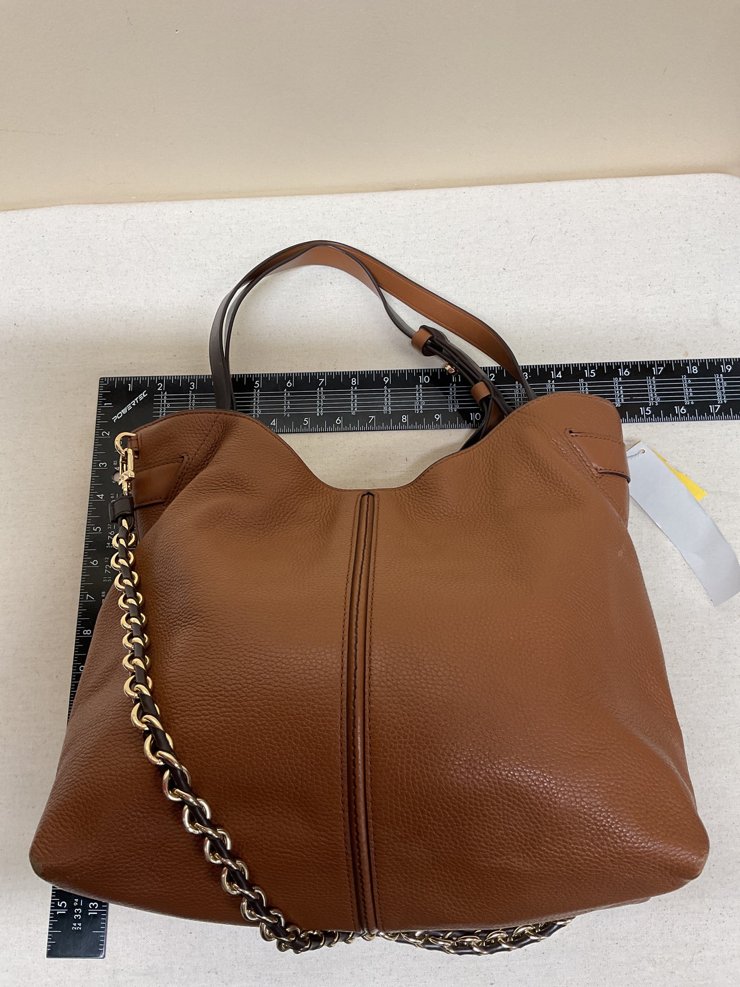 Handbag Designer By Michael Kors In Brown, Size:Large