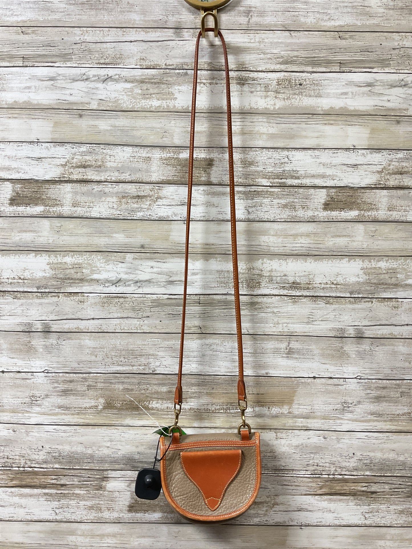 Crossbody Designer By Dooney And Bourke In Taupe, Size:Small