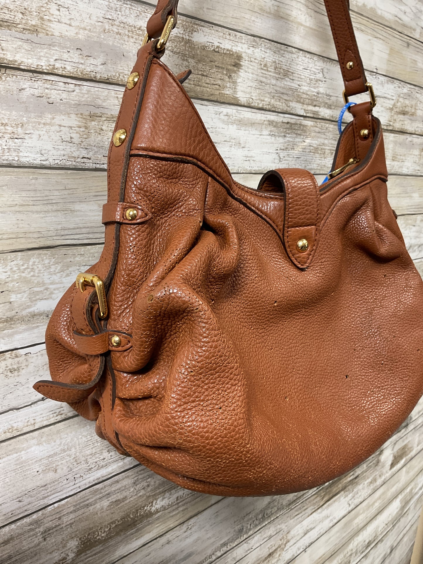 Handbag Luxury Designer By Louis Vuitton In Brown, Size:Medium