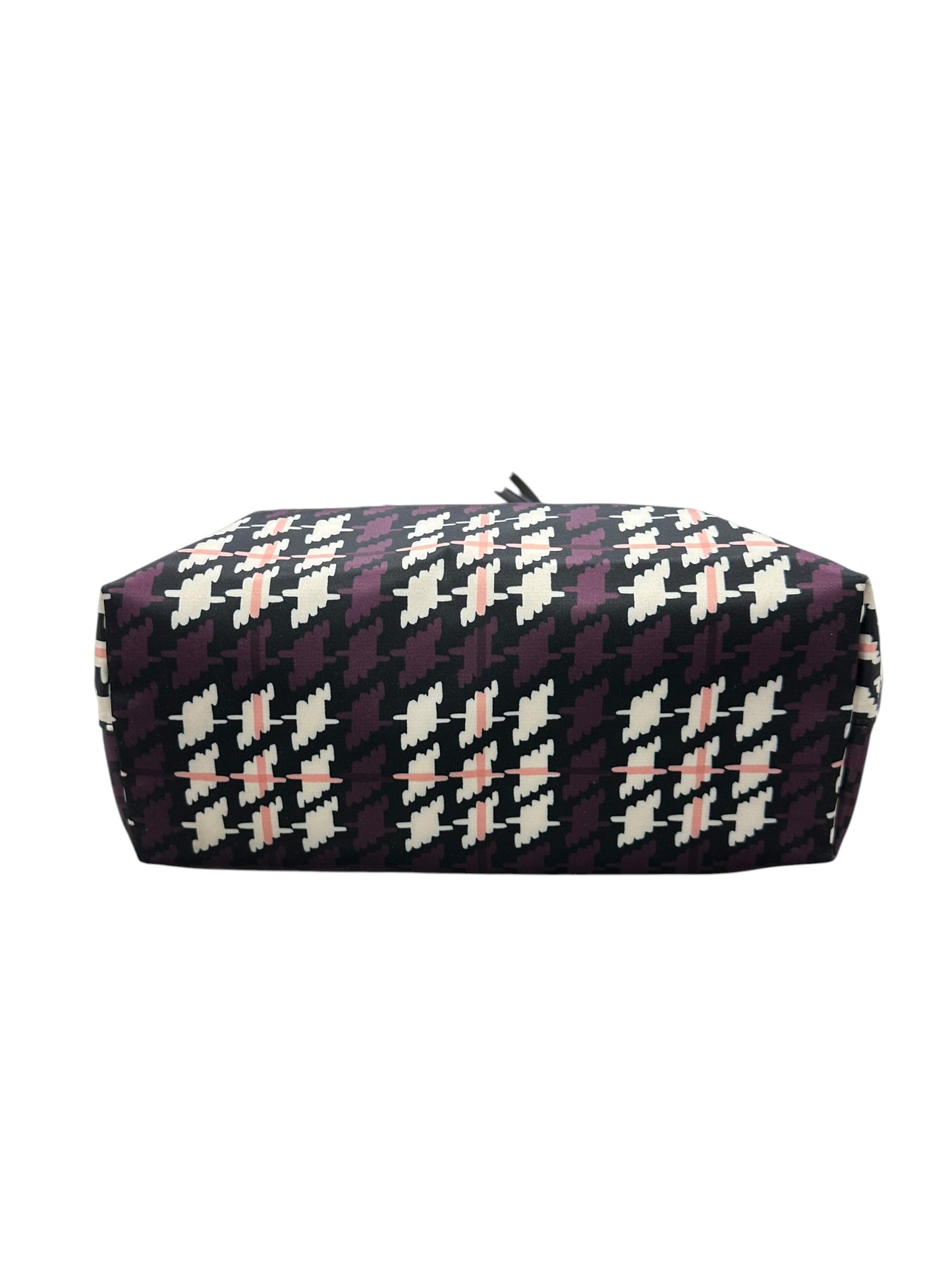 Tote Designer By Kate Spade In Purple & White, Size:Large