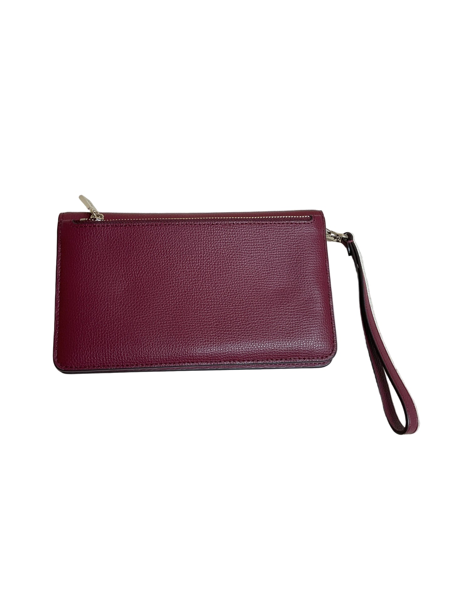 Wristlet Designer By Kate Spade In Maroon, Size:Medium