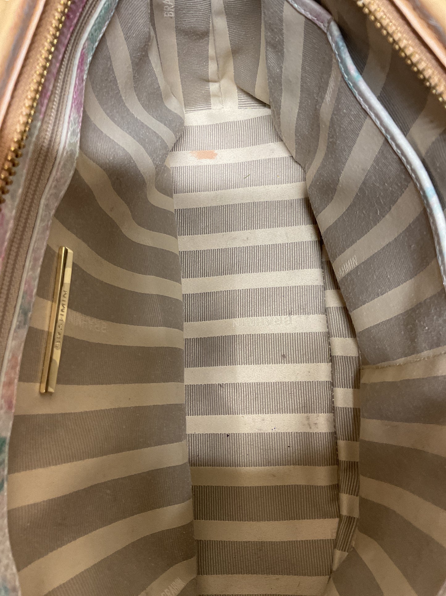 Handbag Designer By Brahmin In Multi, Size:Medium