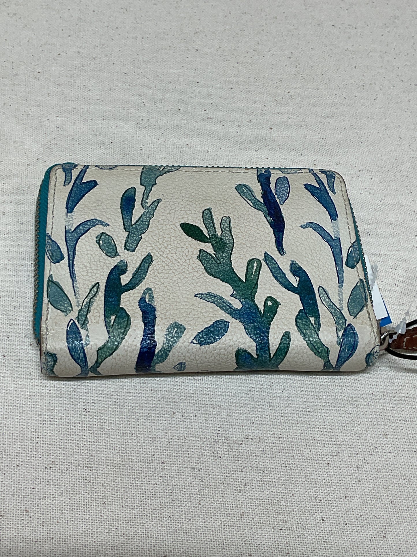 Wallet By Brighton In Blue & White, Size:Medium
