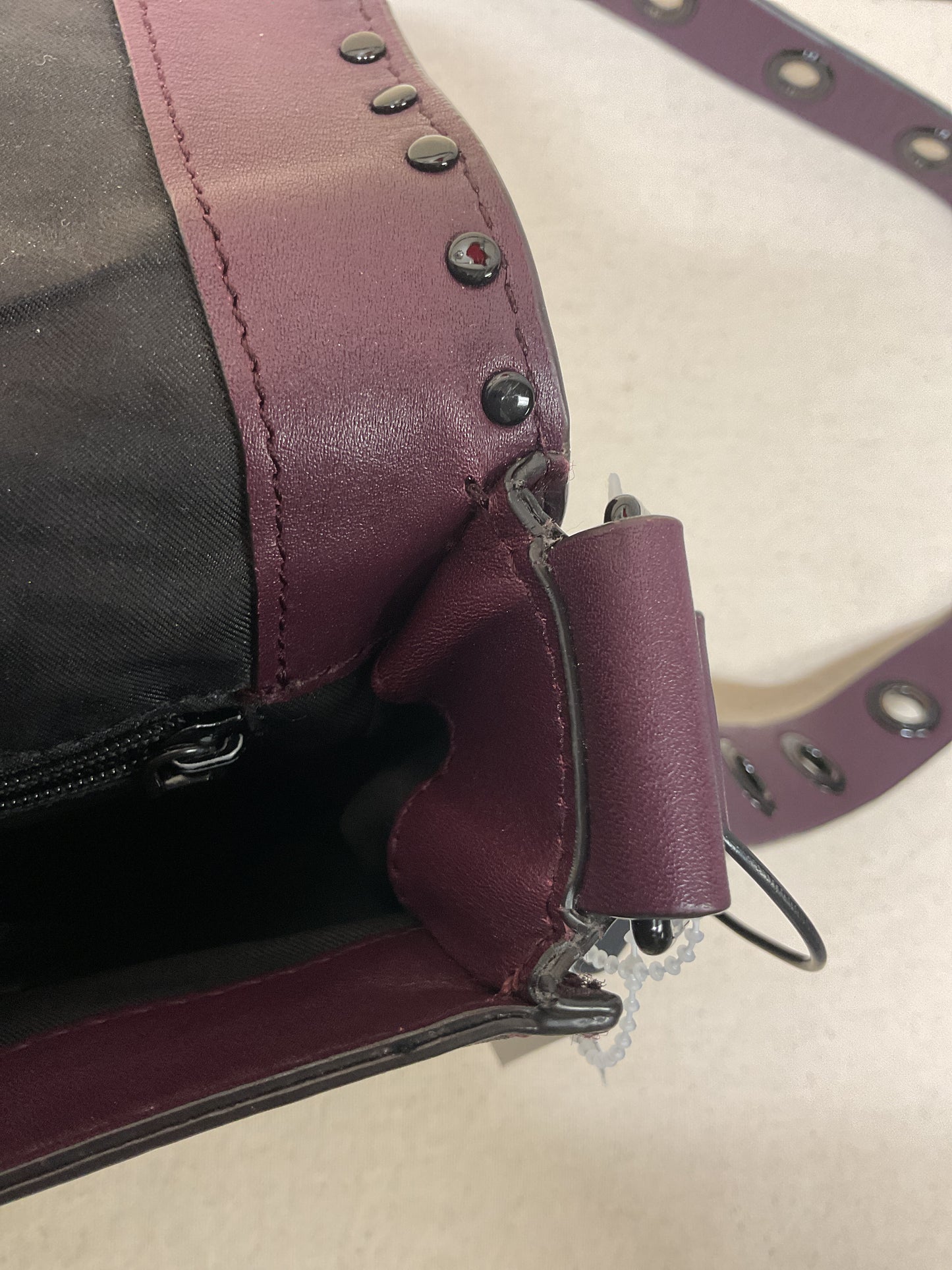 Crossbody Designer By Rebecca Minkoff In Purple, Size:Medium