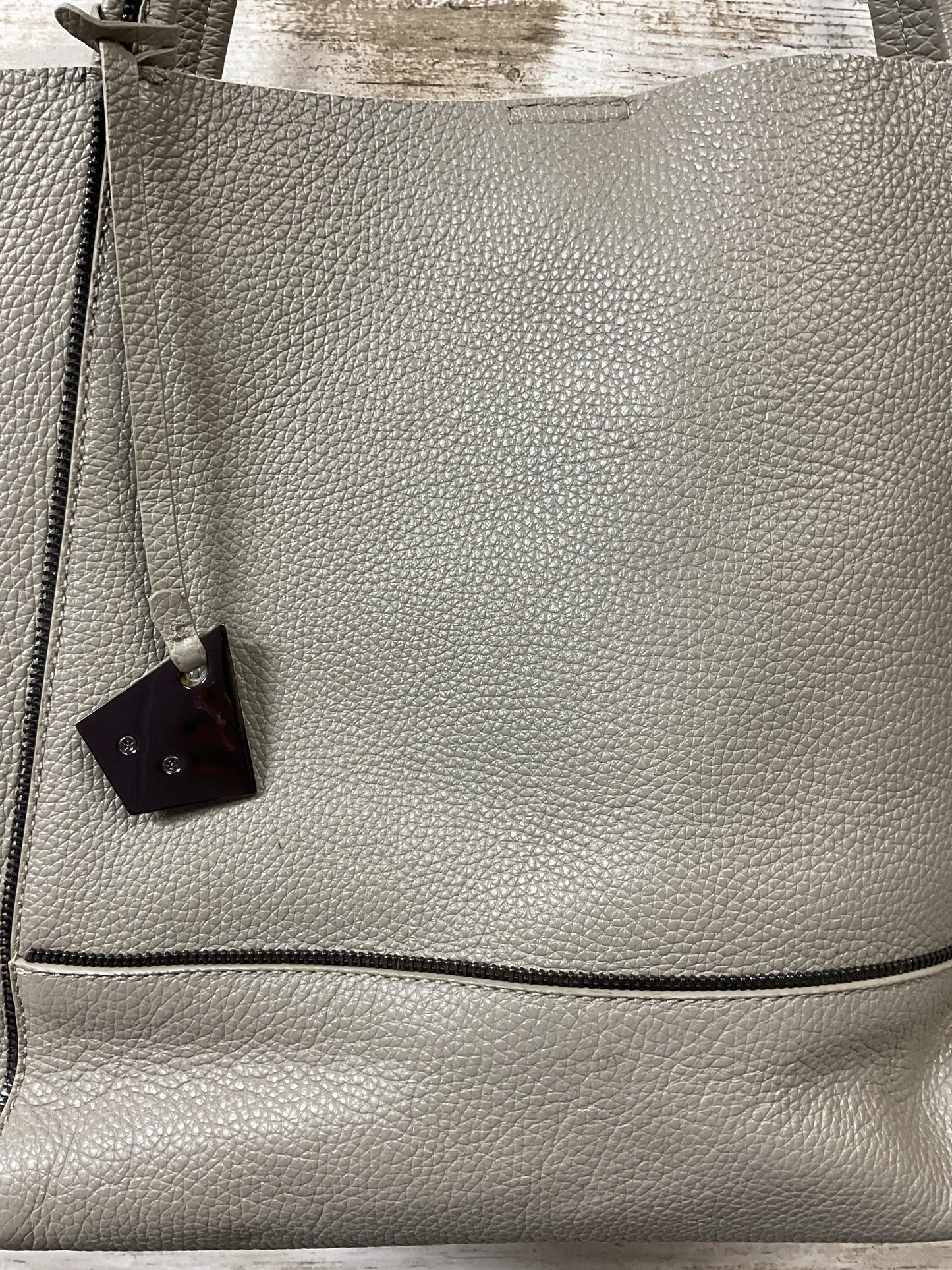 Handbag Leather By Botkier In Grey, Size:Large