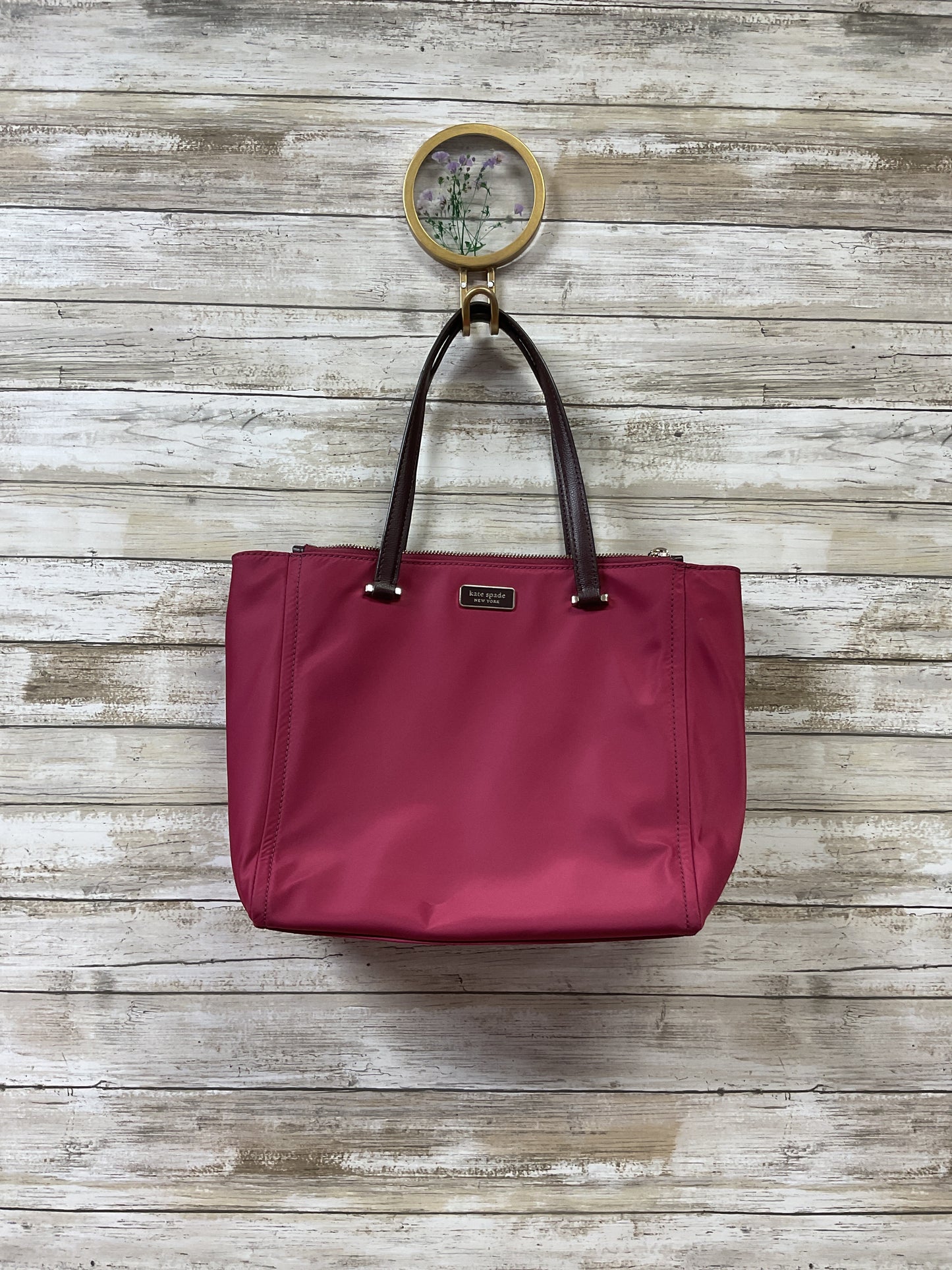 Handbag Designer By Kate Spade In Purple, Size:Medium