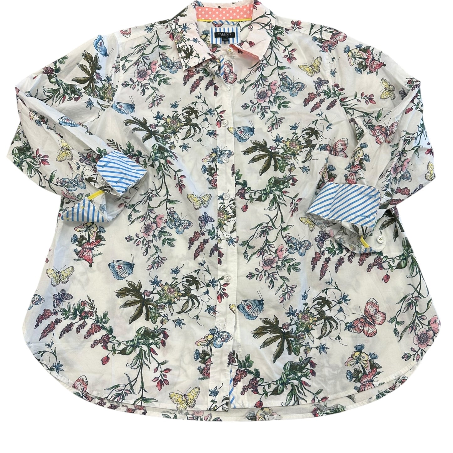 Top Ls By Talbots In Floral Print, Size:1X