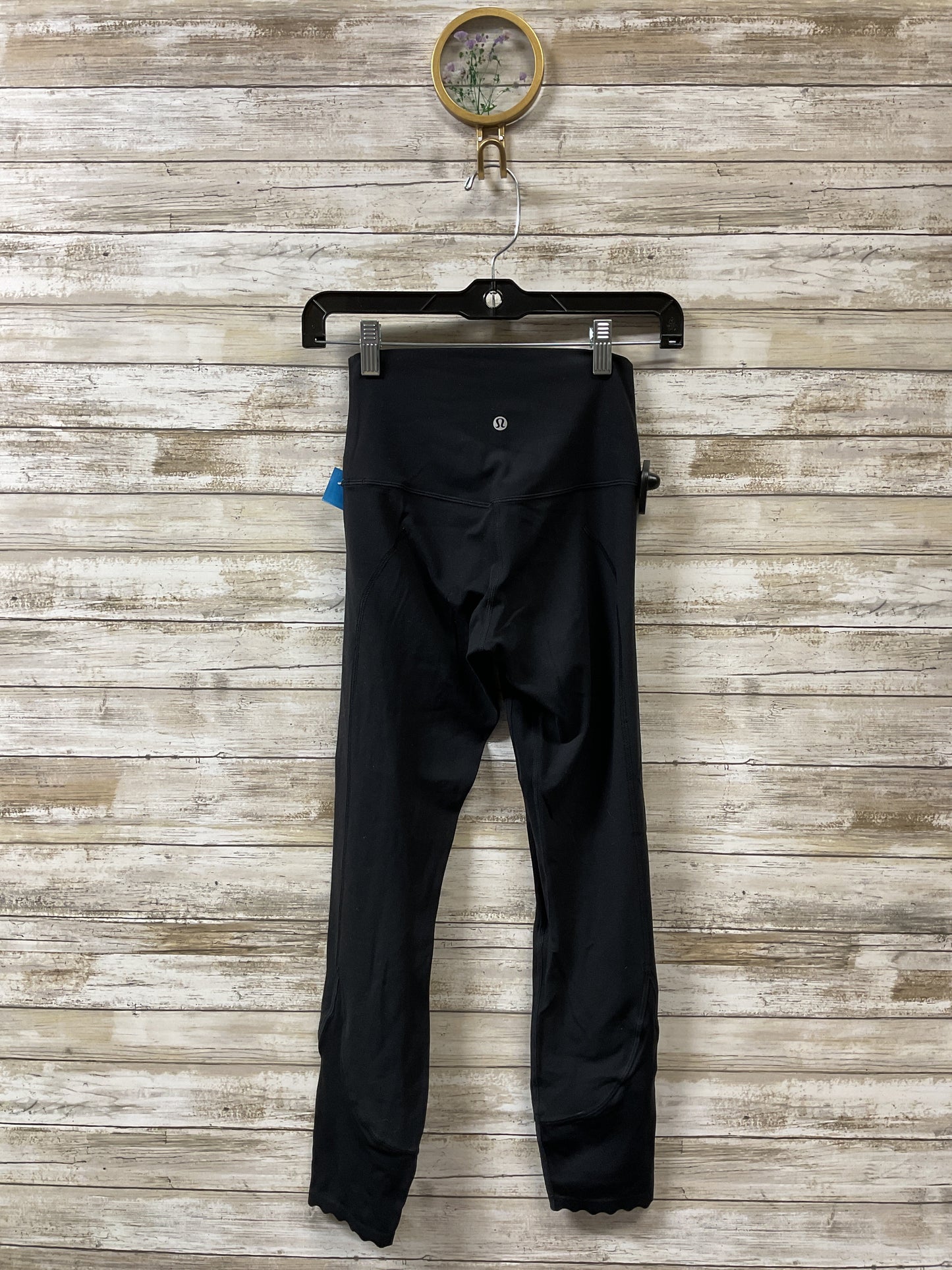 Athletic Leggings Capris By Lululemon In Black, Size:4