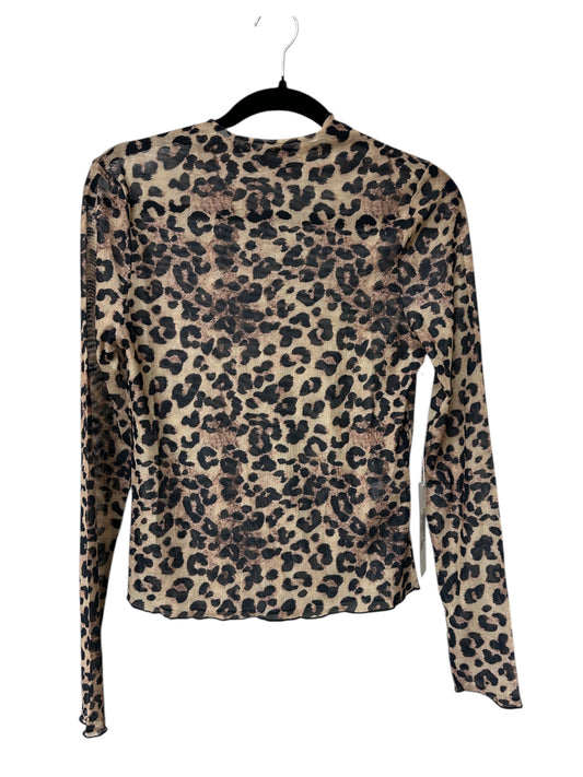 Blouse Ls By Bishop + Young In Animal Print, Size:M