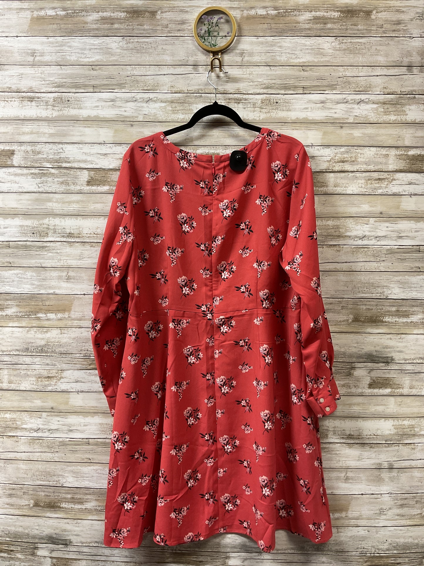 Dress Casual Midi By Loft In Red, Size:Xl