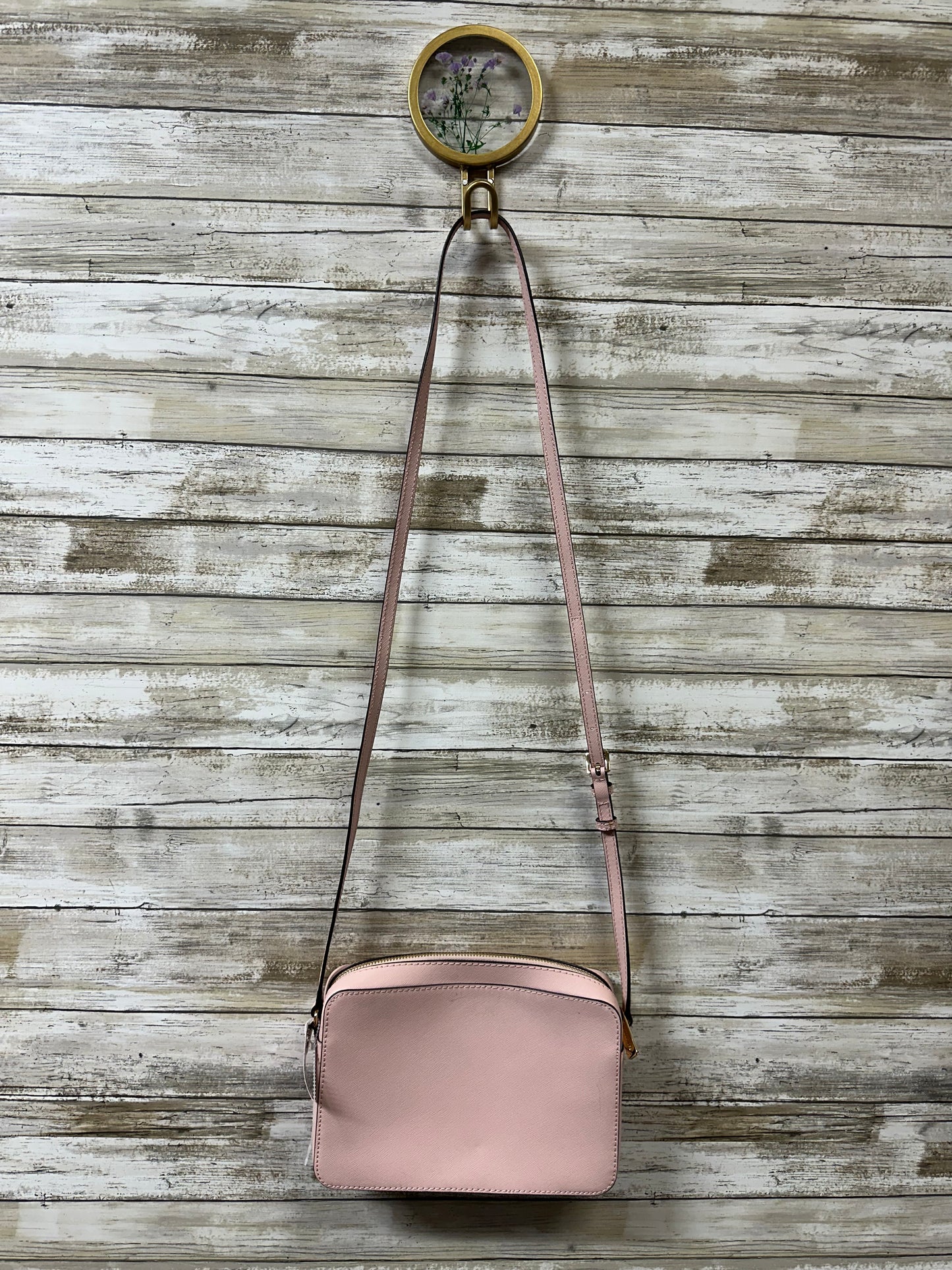 Crossbody Designer By Michael Kors In Pink, Size:Medium