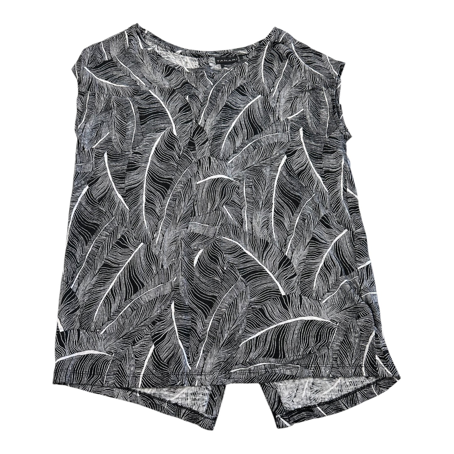 Top Ss By Tahari In Black & White, Size:M