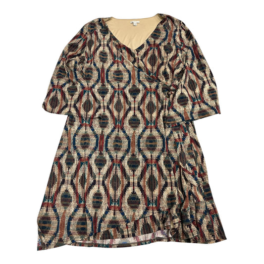 Dress Casual Midi By Cato In Multi, Size:3
