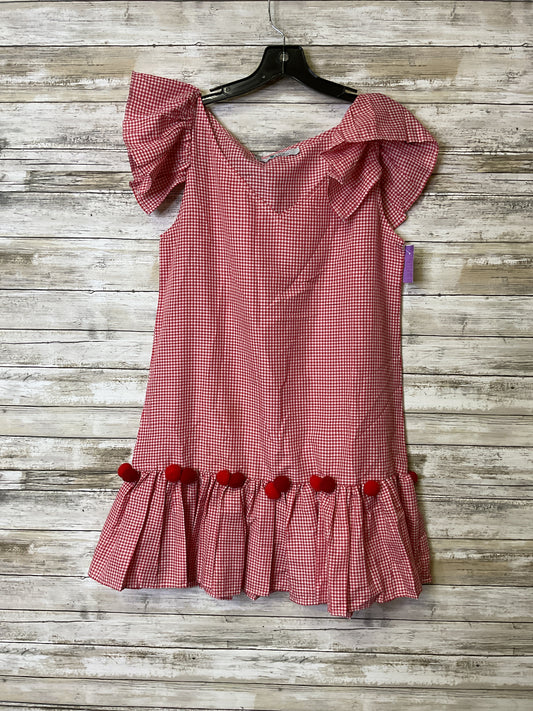 Dress Casual Short By Clothes Mentor In Red & White, Size:S